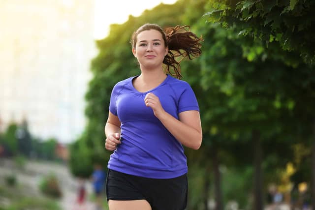 running women blue