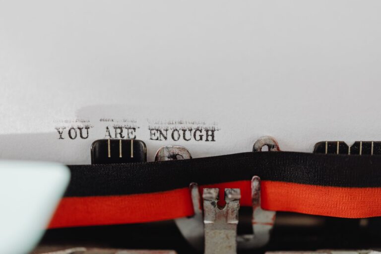 The Real Reason Feeling Not Enough Never Goes Away