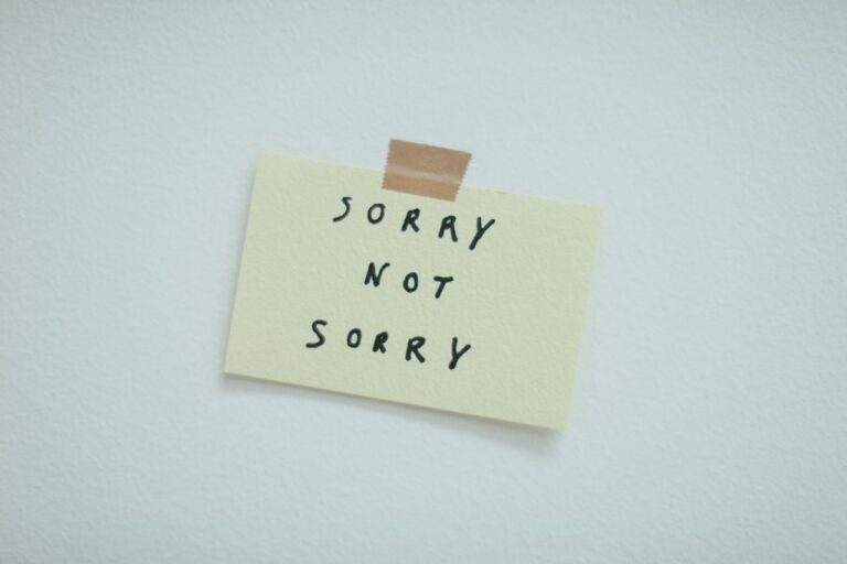 The Real Reason Some People Never Apologize for Anything